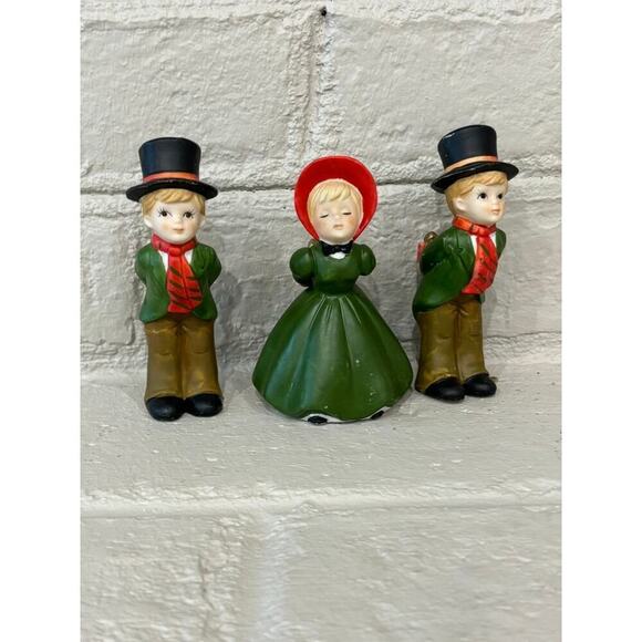 Vintage Enesco Victorian Kissing Figurines Set of 3 1979 - Picture 1 of 5